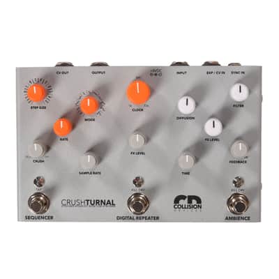 Collision Devices CRUSHTURNAL Delay/Sample Reducer/Reverb/Clock Sequencer Pedal image 1