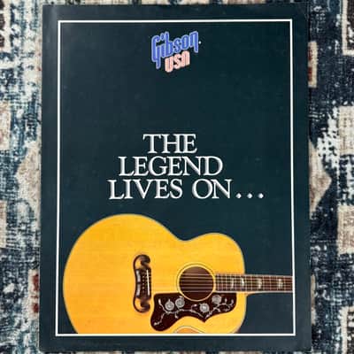 Gibson The Legend Lives On Acoustic Guitar Catalogue! E11 image 1