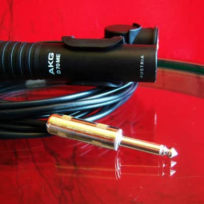 Vintage RARE 1980's AKG D70ME dynamic cardioid microphone w accessories drums horns # 7 image 14