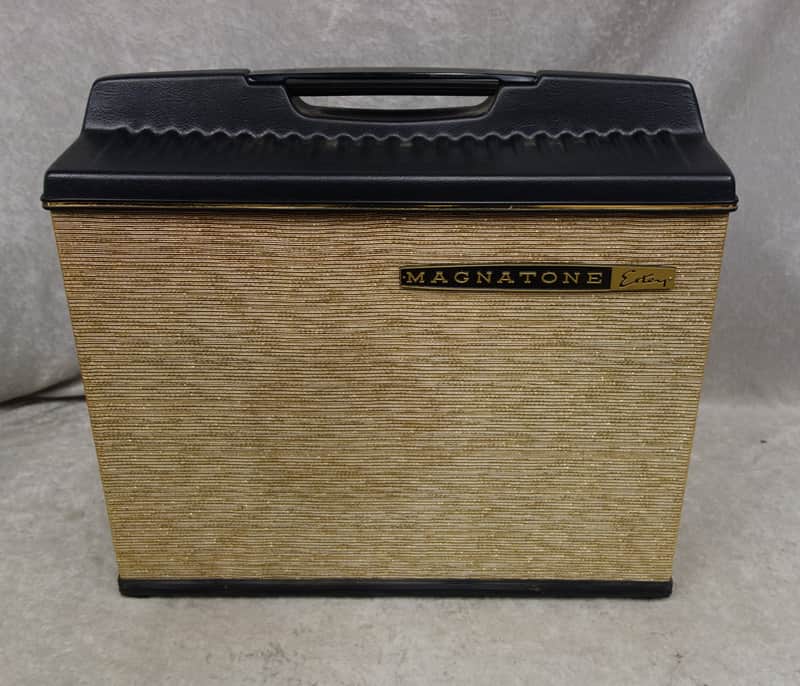 Vintage USA Magnatone Estey RS-1 remote speaker cab image 1