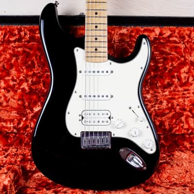 Fender Subsonic Baritone Stratocaster HSS 2000 Black 27" Scale w/ OHSC image 1