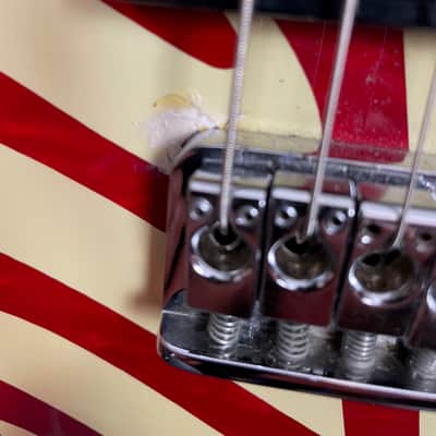 Hamer Miller High Life from 1986 in Red/Gold with original Hardcase image 4