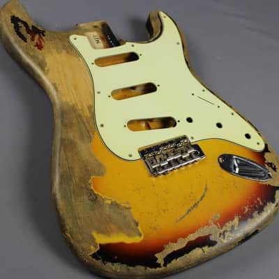 MJT Official Custom Order Vintage Aged Nitro Finish Guitar Body by Mark Jenny VTS Sunburst image 1