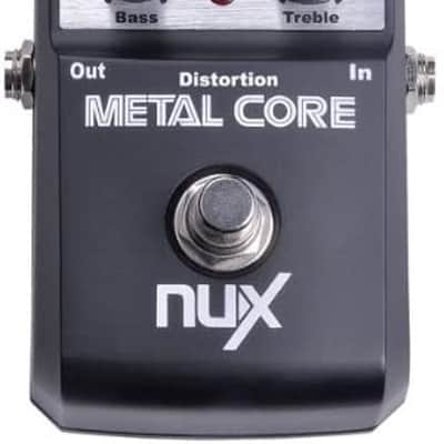 Mint NUX Metal Core Deluxe Distortion Effect Pedal built-in Noise Gate 2-Band EQ image 1