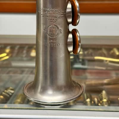 Selmer Model 26 Silver Soprano Saxophone FULL OVERHAUL PAD JOB! image 2