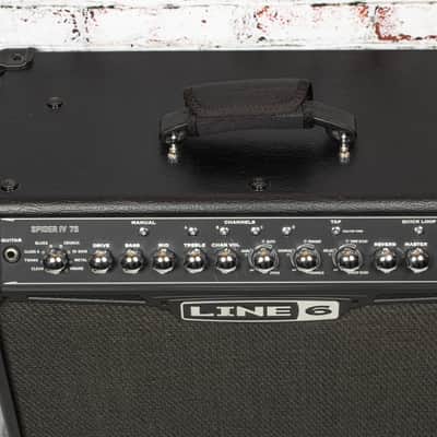 Line 6 - Spider IV 75 4-Channel 1x12" 75W Solid-State Guitar Combo Amplifier - USED image 4