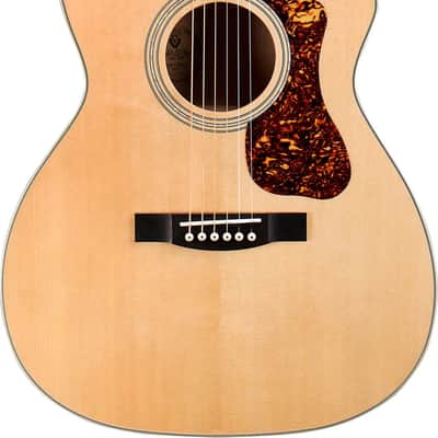 Guild OM-140CE Grand Auditorium Acoustic-Electric Guitar, Solid Spruce Top image 1