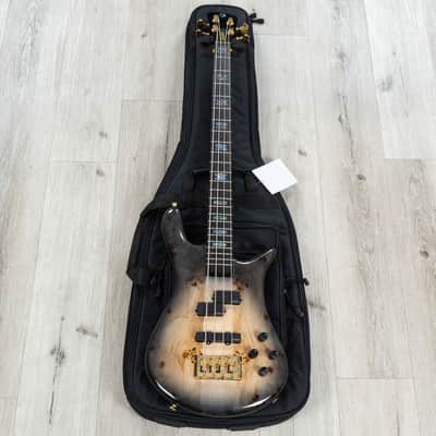 Spector Euro 4 CST Custom Bass, Ebony Fretboard, Natural Black Burst Gloss image 11
