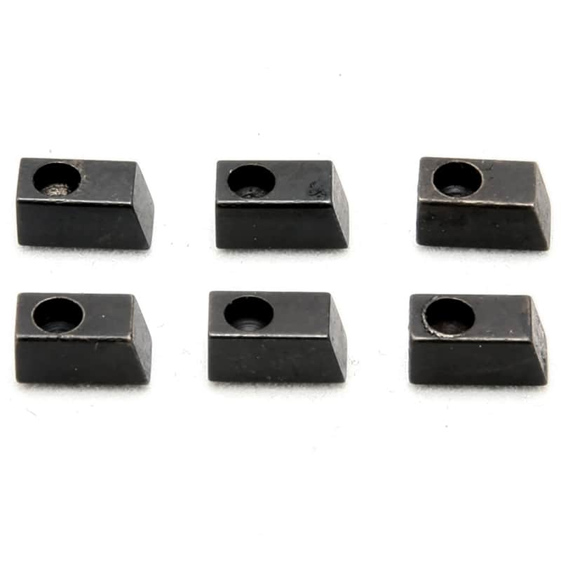 Floyd Rose FRPSLIBP Pro String Lock Insert Blocks, Black (Set of 6) image 1