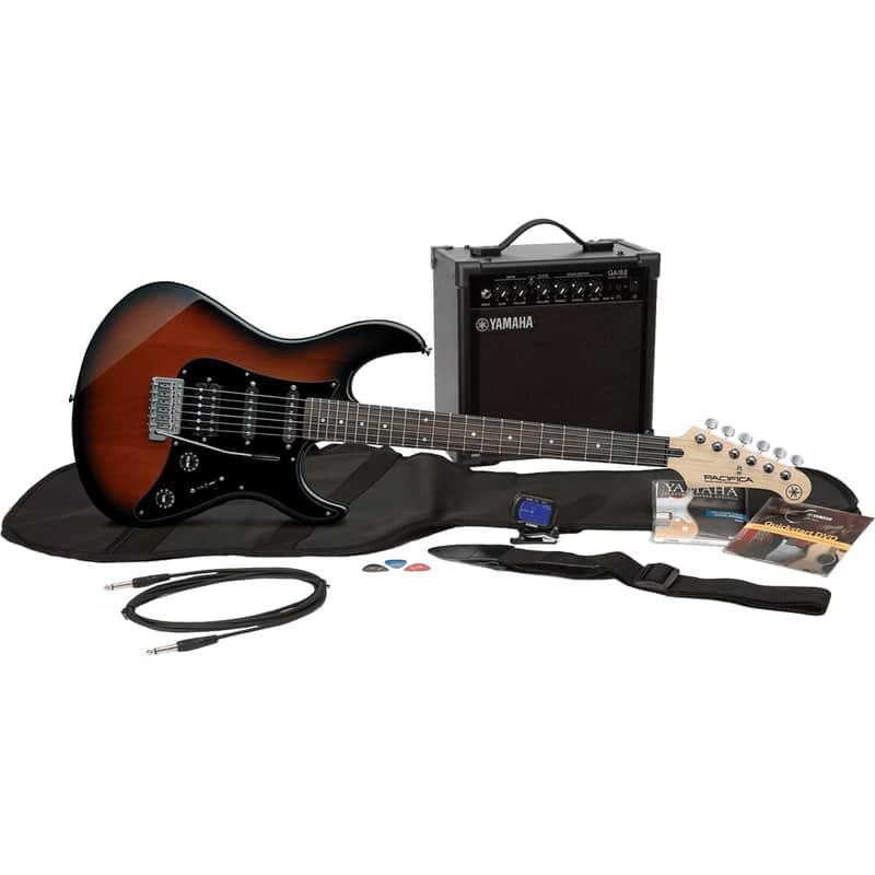 Yamaha Gigmaker PAC012DLX Pacifica Electric Guitar – Old Violin Sunburst image 1