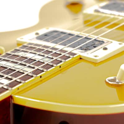 Epiphone Les Paul Standard GoldTop MIJ w/ Duesenberg Style Pickups, Pearloid Trapezoid Inlays, Schaller Strap Buttons image 6