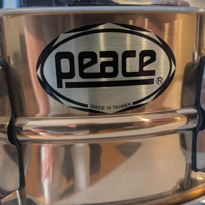 Peace Bronze 14x5.5" Snare with Diecast Hoops - Bronze image 8