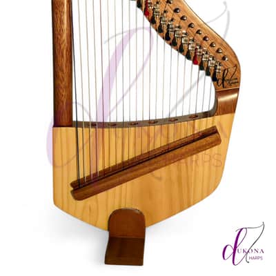 Dukona Internationals Dukona 22-Strings ACF Lyre Harp 2026 - Mohagany with Spruce soundboard image 5