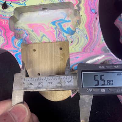 Wild swirled Poplar 6 string Jem style guitar body, HSH, AANJ, front route- RB218 image 8