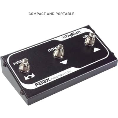 DigiTech 3-Button Footswitch with 10ft TRS cable image 2