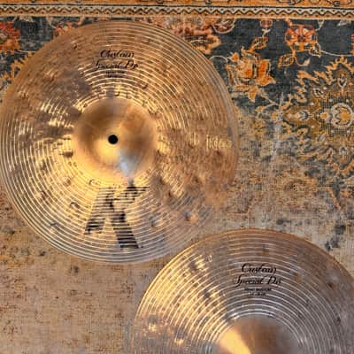 Zildjian K Custom SPECIAL DRY Hihats 14”IMMACULATE! Great Sounding Pair! 932 1424 g Don’t Pay $700! image 3