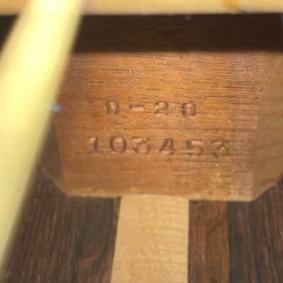 Vintage Martin D-28 1947 Natural image 11