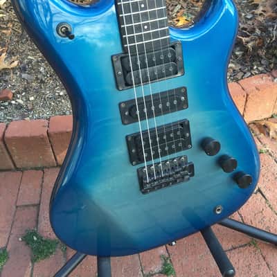 Rare 1984 Electra Westone X185 Blue Burst Tone Machine image 2