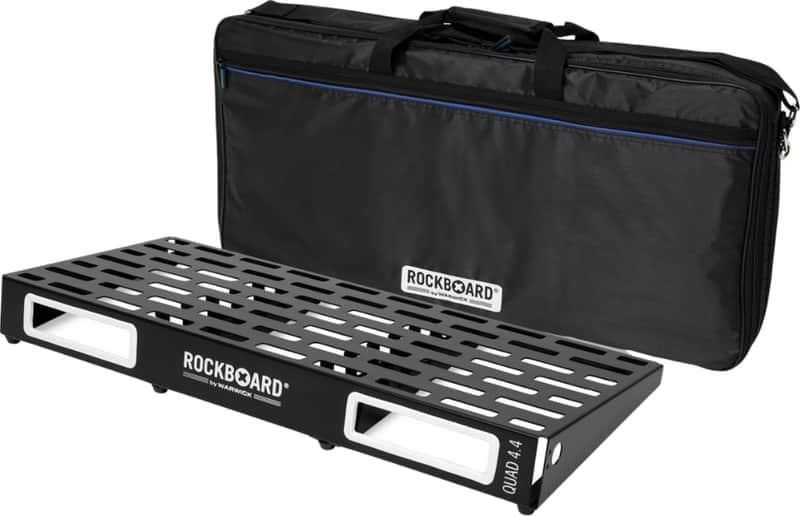 RockBoard QUAD 4.4 Pedalboard, 28.4" x 12.9" w/ Softcase image 1