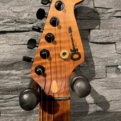 Charvel USA Custom Shop Special Edition San Dimas HS CT QMT Roasted Quilt Maple Top Chlorine Burst image 5