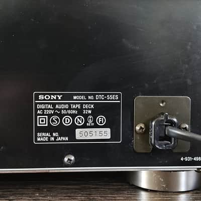 Sony DTC-55ES π₯ ES Series DAT Deck Serviced Warranty image 9