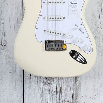 Fender Standard Stratocaster Electric Guitar Olympic White Finish image 1