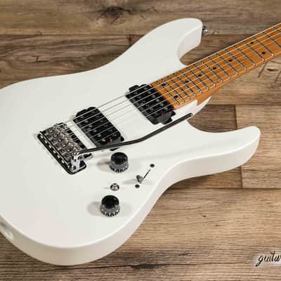 Ibanez AZ2402 Prestige HH Roasted Maple Neck Guitar w/ Case – Pearl White Flat image 8