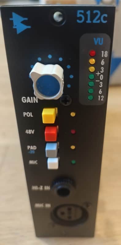 API 512c 500 Series Mic Preamp / DI - 2520 Op-Amp - Two Units Available image 1