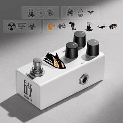 Donner Fuzz Pedal for Electric Guitar, DIY Shell, Analog True Bypass Effects Pedal, Vintage-to-Modern Fuzz Tone（EMBARK 07） image 3