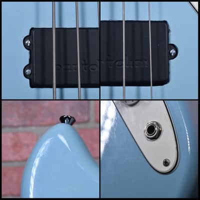 Harney Jupiter Bass One Off Late 80s-90s USA Sonic Blue w/OHSC image 12