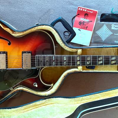 GUYATONE SG-58 - ES-175 - 1975 w/OHSC- 'PHATCAT' VINTAGE JAPAN FULL-BODY image 2