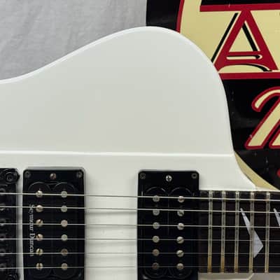 Hamer USA Firebird II 2 Guitar with Case 1980s - White image 3