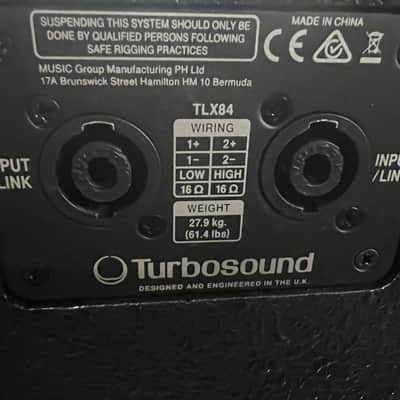 4 Turbosound TLX84 Passive Line Array Tops image 3