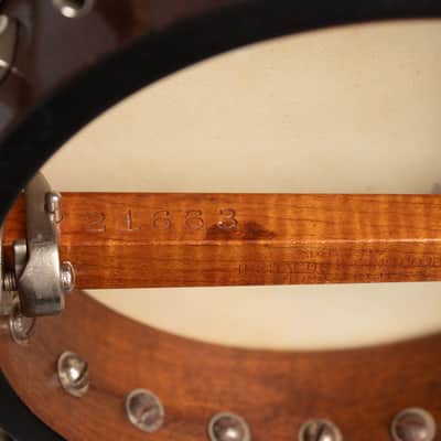 Bacon  Style #1 Banjo Ukulele (1926), ser. #21663, black gig bag case. image 11