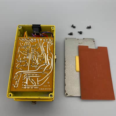 Boss OD-1 Over Drive (1978 August, Clear Switch, Silver Screw, Long Dash, Black Label Made in Japan) 7300 Raytheon RC3403ADB image 9