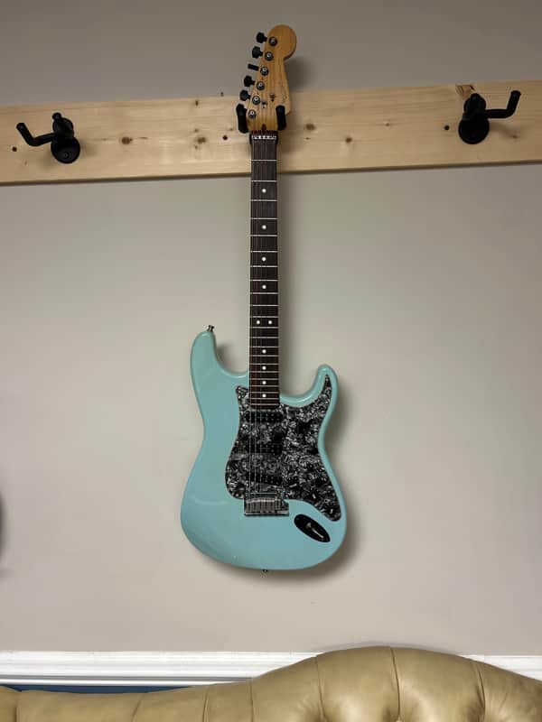Fender American Standard Stratocaster with Rosewood Fretboard 1996 - 1997 - Sonic Blue image 1