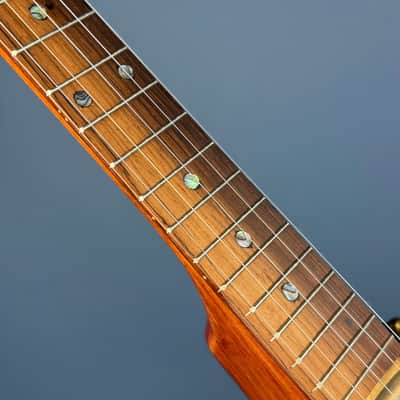 Starr Limited Edition 11" Cherry Rolled Brass Tone Ring 5-String Openback Banjo - Satin image 14