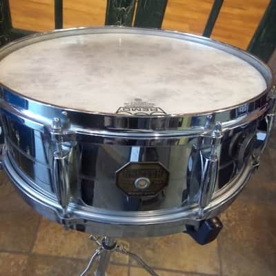 Vintage 1970's Gretsch 3 Piece Drum Kit - The One Nighter in Blue Sparkle image 7