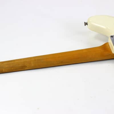 1962 Fender Jaguar Factory Custom Color OLYMPIC WHITE Pre-CBS w Original Brown Case & Strap image 14