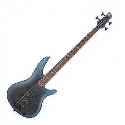 Ibanez SR500NMAM SR Standard 4-String Electric Bass – Midnight Arctic Ocean Matte – Nordstrand Pickups, Active/Passive EQ image 1