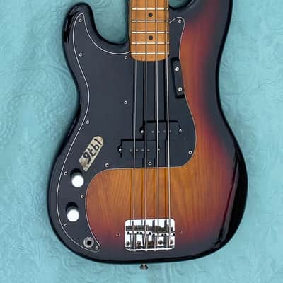 Fender Precision Bass LEFTY 1976 - Sunburst imagen 1