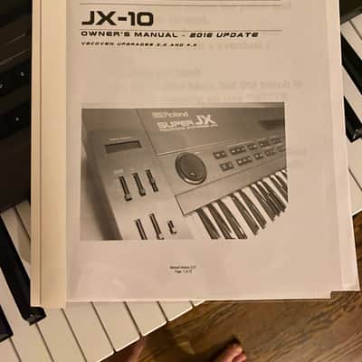 Roland Super JX-10 76-Key Polyphonic Synthesizer & Retroaktiv PG-800 programmer & Vecoven 3.23 & memory expansion & all tact switches replaced image 11