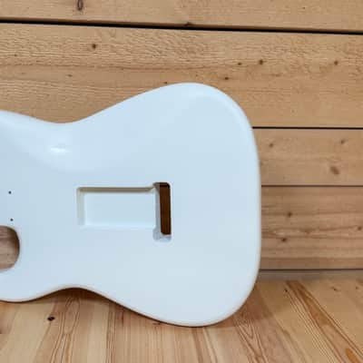 1912g Kohlin Guitars S-Type Roasted Pine replacement body Aged Nitro Relic Vintage olympic white Made in Sweden image 8