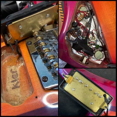 B.C.Rich Mockingbird Custom Tremolo Ultraviolet Sunburst 1985 w/Hardshell Case image 20