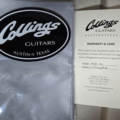 Collings 470 JL Julian Lage Signature Antiqued Black (815) image 9