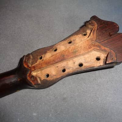 E. Zerega Bowlback Mandolin Brazilian 1900 image 5