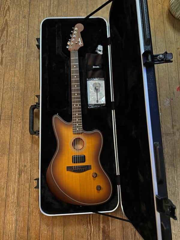 Fender Acoustasonic Jazzmaster Standard W SKB Case!!!