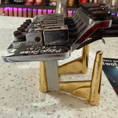 Floyd Rose Original Double Locking Tremolo Bridge Made in Germany Chrome w/ Arm image 7