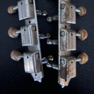 Kluson No line vintage mandolin tuning keys 50’s - Nickel image 6