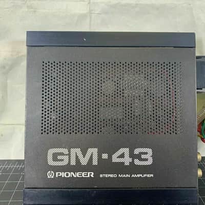 PIONEER GM-43A old school car amplifier 30WX2 RARE AMP GM43A image 2